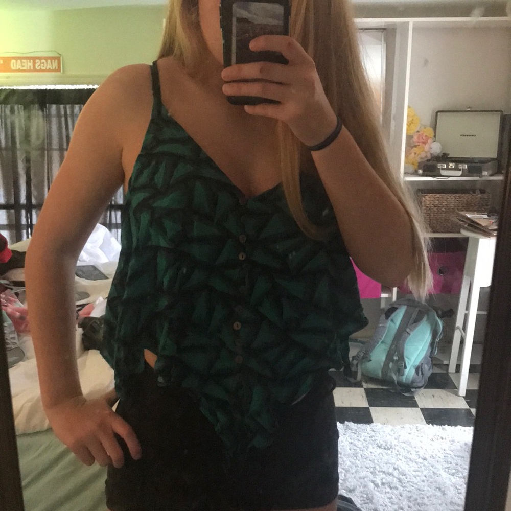 never worn!!!Urban outfitters button down tank top